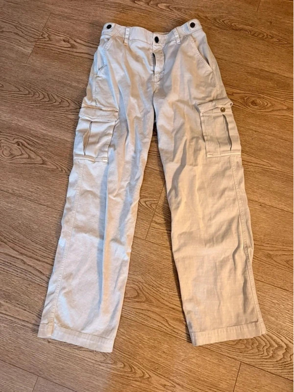 James Perse Khaki Cotton Cargo Pants Women's Size 2 (M)